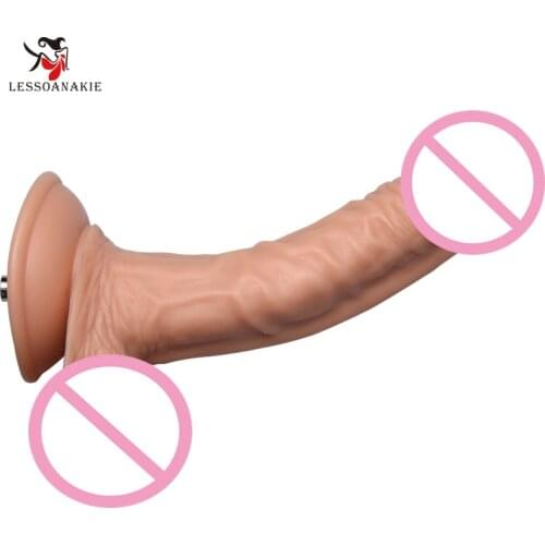 D03 - 8.26'' G-spot Realistic Dildo Accessory to Sex Machine,High Quality Skin Alike Quality for Women Masturbation,Sex Toy
