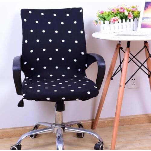 Elastic Office Lift Computer Chair Cover Modern Universal Anti-dirty Boss Rotating Chair Seat Case Removable With Armrest Covers