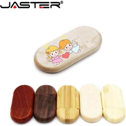 JASTER LOGO Customized usb flash drive wooden creative gift pendrive 4GB 8GB 16GB pen drive 32G 64GB u disk memory stick