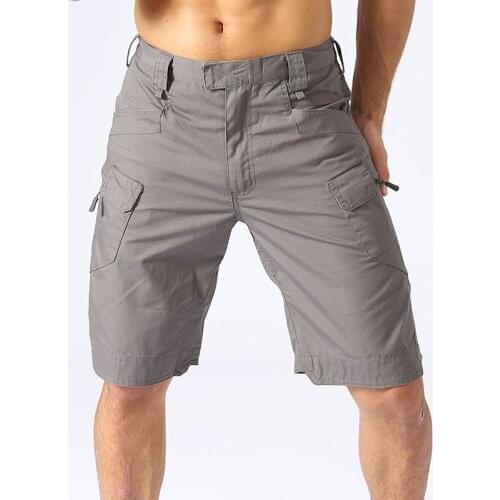 Plus Size Summer Men Outdoor Camouflage Military Tactical Shorts Breathable Quick Dry Climbing Hiking Training Tooling Shorts