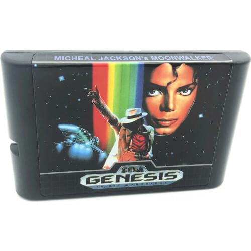 MOONWALKER For SEGA GENESIS & Mega Drive 16 Bit Video Games Conosle