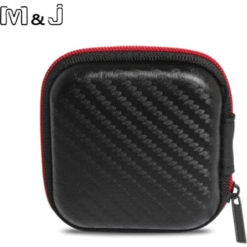 M&J High End Earphone Accessories Earphone Case Bag Headphones Portable Storage Case Bag Box Headphone Accessories Free Shipping