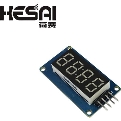 TM1637 LED Display Module 7 Segment 4 Bits 0.36Inch Clock RED Anode Digital Tube Serial Driver Board Pack for arduino Diy Kit