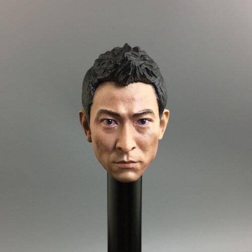 Custom 1/6 Scale Andy Lau Head Sculpt Lau Tak Wah Headplay Infernal Affairs