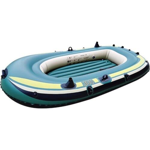 Inflatable Kayak Water Sport Portable Fishing Boat 3 Person PVC Boat Kayaks Paddle Portable Inflatable Kayak With Cushion