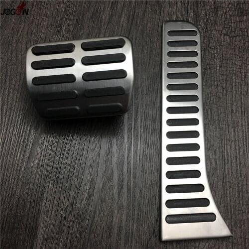 AT&MT Gas Fuel Brake Clutch Foot Pedal Pad For Volkswagen VW Golf 5 MK5 GOLF 6 MK6 GTI R32 RHD