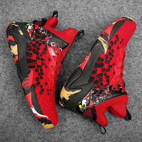 New High-top Mesh Basketball Shoes Mens Cushioning Light Basketball Sneakers Men Zapatos Hombre Breathable Outdoor Sports Shoes