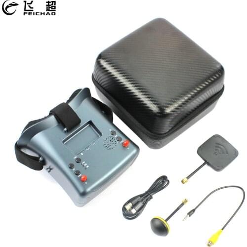 FEICHAO LS-008D 5.8G 40CH FPV Goggles 4.3inch 800*480px HD LCD Built-in 2000mw Battery For Racing Helicopter Airplanes RC Module