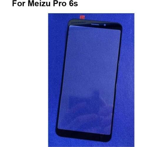 For Meizu Pro 6S Front LCD Glass Lens touchscreen For Meizu Pro 6 S Touch screen Panel Outer Screen Glass without flex Pro6s