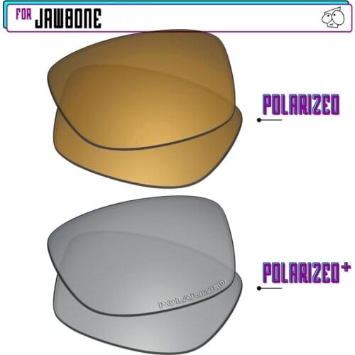 EZReplace Polarized Replacement Lenses for - Oakley Jawbone Sunglasses - Sir P Plus-GunmetalP