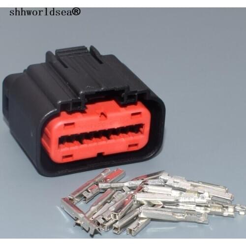 Shhworldsea 1.5mm 18pin wiring harness plug auto plastic electric cable waterproof connector 1488533-5