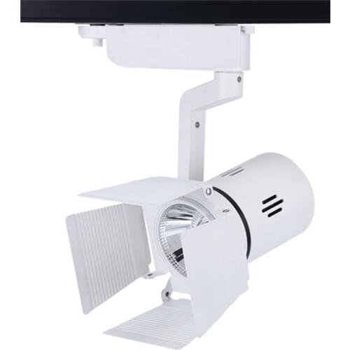 Led Rail Spotlight 15wcob Leaf Rail Lamp Clothing Store Spotlight Museum Exhibition Window Spotlight Fixture Shoptrack Light