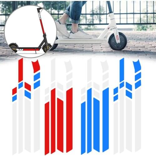 Warning Strip Reflective Light Sticker For Xiaomi Mi M365 M 365 Electric Scooter Motorcycle Reflective Night Safety Cycling Acce