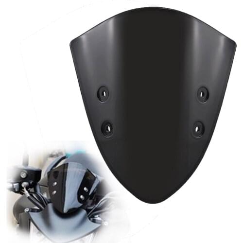 Windshield WindScreen Wind Deflector Wind Shutter Black Motorcycle Front Glass Fits For Kawasaki ER-6N ER 6N 2012-2014 2013