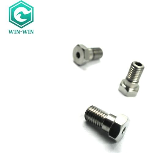 Waterjet Cutting Machine Part Inlet Poppet Screw used on Check Valve Body for Waterjet Intensifier Pump 20474395