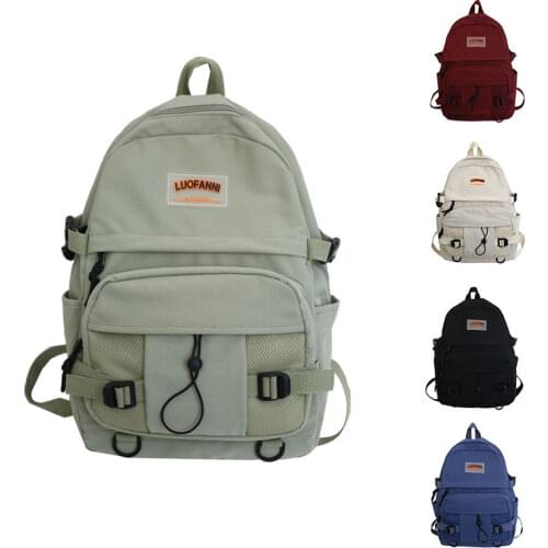 New Waterproof Nylon Women Backpack Female High Quality School Bag For Teenage Girl Travel Backpack Large Capacity