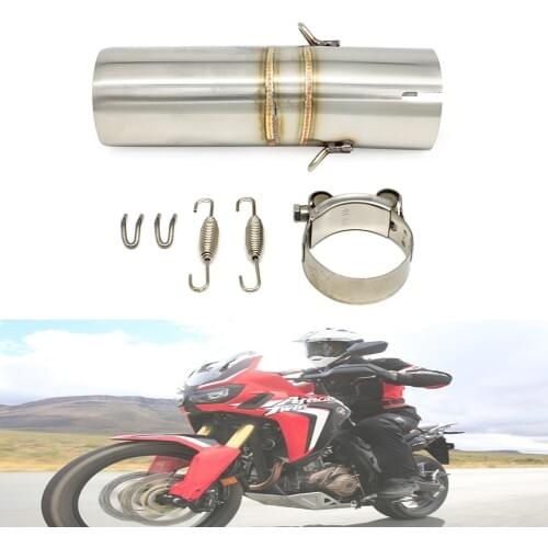 Motorcycle Exhaust Middle Link Pipe For Honda CRF1000L AFRICA TWIN 2016 2017 2018 2019 / CRF 1000 L AFRICA TWIN Adventure Sports