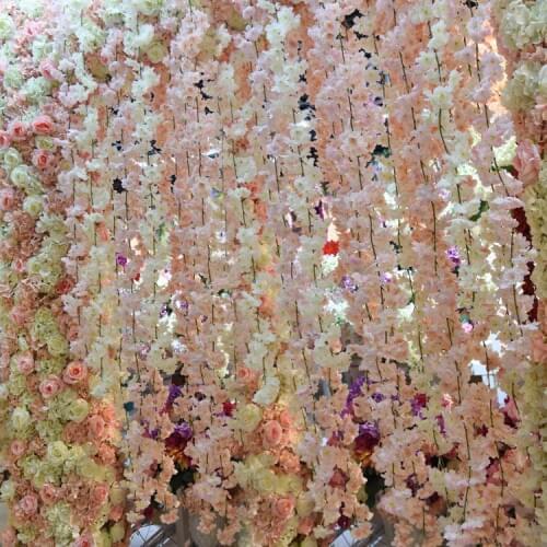 1.8 Meter long Upscale Artificial Cherry Blossom Wisteria Vine Wedding Home Festive Wall Hanging Ornament Party DIY Decoration