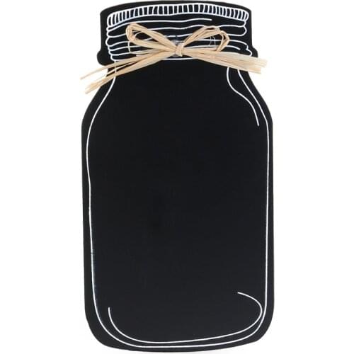 1 PC Hanging Wishing Bottle Chalkboard Memo Message Blackboard Home Kitchen Gift