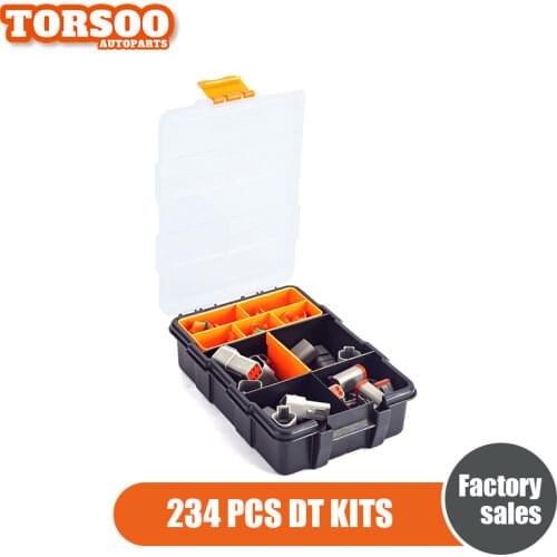 234PCS DT Kits Automotive Deutsch Connector DT06-2S DT04-2P DT06-6S DT04-6P