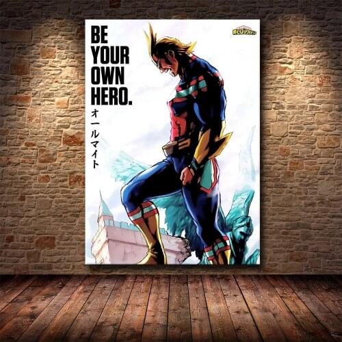Anime Boku No Hero Academia My Hero Academia Canvas Painting Wall Art Poster Wall Decor Home Room Decoration