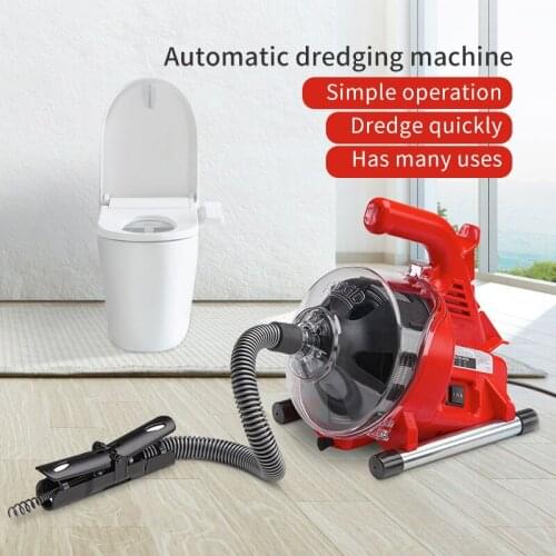 Automatic Electric Sewer Pipe Dredging Tools Kitchen Cleaning Machine 19-28MM Convenient Cleaning Toilet for Home or School