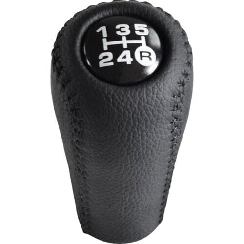 Car Leather 5 Speed Transfer Gear Shift Knob for Toyota Prado Lc120 Land Cruiser 03-09