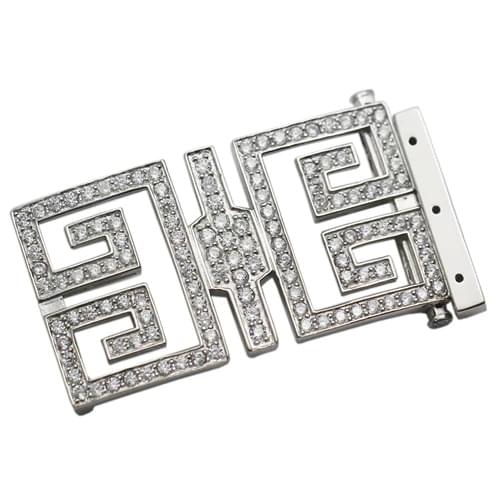 Beadsnice Sterling Silver Rectangle Clasp Multi Strand Necklace Connector Womens Necklace Accessories DIY Gift ID35302