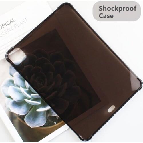 For iPad Air 4 9.7 Pro 12.9 11 2021 8 10.2 2020 2018 Mini 6 5 3 2 Slim Soft TPU Silicone Transparent Case Shockproof Back Cover