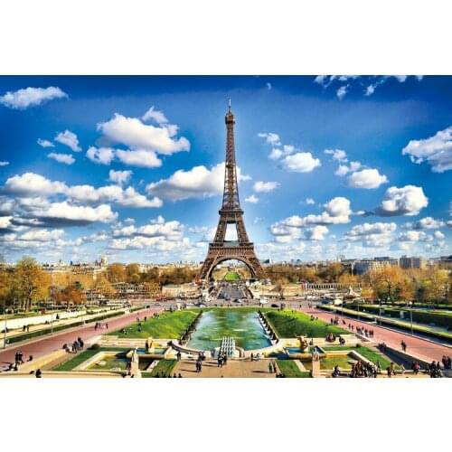 Tower Square The wooden puzzle 1000 pieces ersion jigsaw puzzle white card adult childrens educational toys