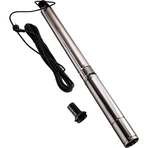 Top Sale 3.5" Submersible Deep Well Borehole Pump 6300L/H w/ 18m Cable Stainless Steel