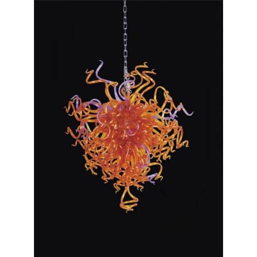 Mini Bedroom Modern Party Favor Decoration Hand Blown Glass Chandelier