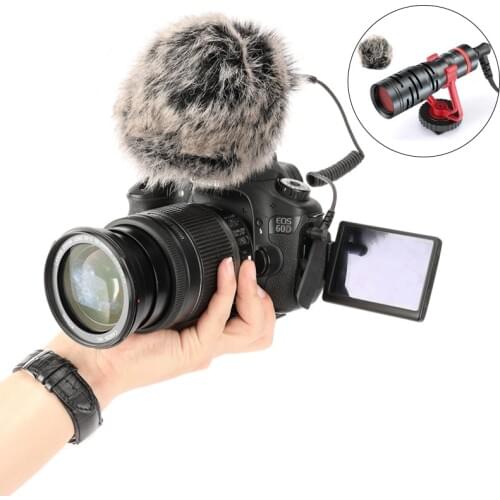 Camera DSLR Interview Microphone DSLR recording microphone for SLR photography Vlog Microphone iPhone 7 6 Andriod Smartphone