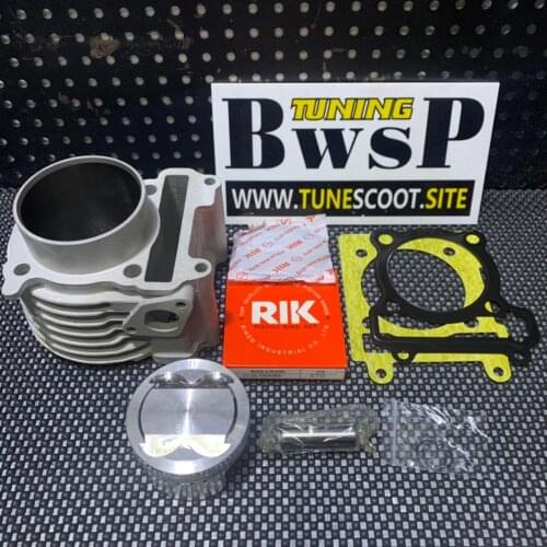 BWS125 CYGNUS125 Cylinder Kit 66mm Big Bore Set ZUMA125 MIO115 RS100 BWSP Racing Perfomance Tuning Upgrade Engine Parts Ceramic