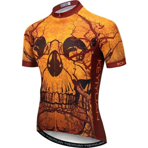 2019 Keyiyuan new Jersey Spring and summer mens short-sleeved shirt Breathable wicking mountain bike Jersey