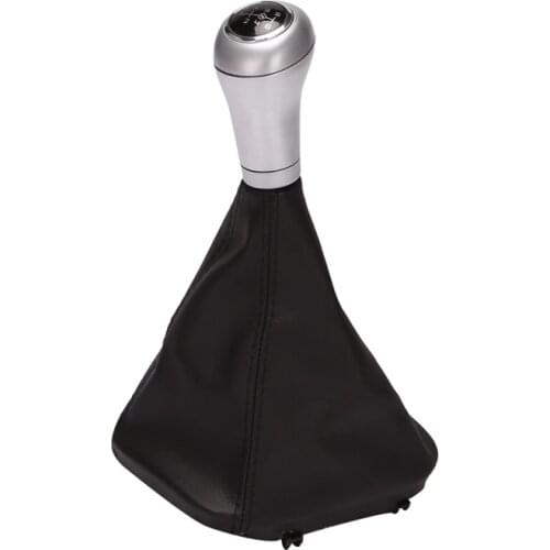 NEW-6 Speed Car Gear Shift Knob Shifter Lever Gaiter Boot Cover for Mercedes Benz C/E/GLK W203 W204 C300 W207 W212