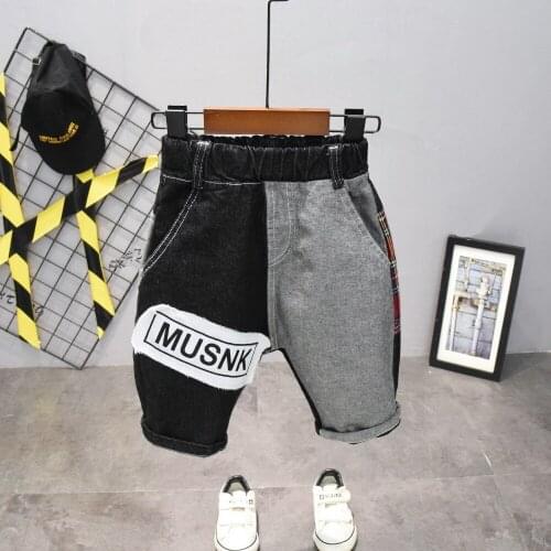 Boys Summer Jeans Shorts Children Cowboy Shorts Cotton Short Pants 2021 Casual Baby Boys Trousers 2-7 Years Kids Capri pants