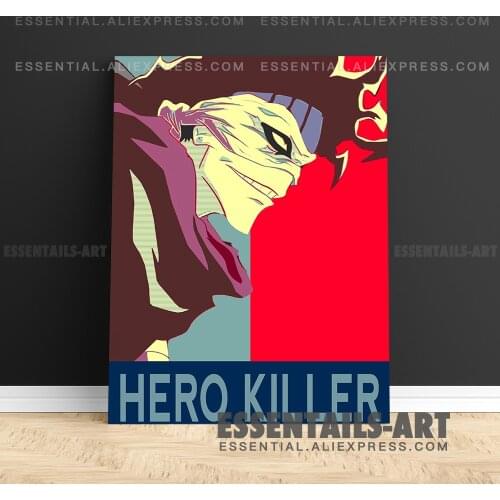 Hero Killer Stain BNHA My Hero Academia Anime Poster Canvas Wall Art Painting Decor Pictures Bedroom Home Decoration Prints