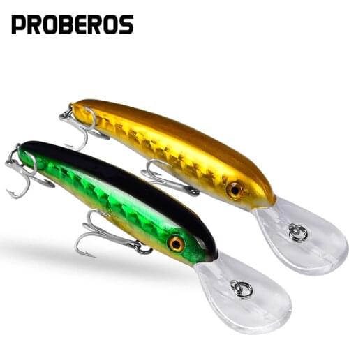 PROBEROS fishing tackle Hot 3D Minnow Lure 8 color Fishing lure 14g/11.5cm High Quality Fishing Bait With 4# Hook