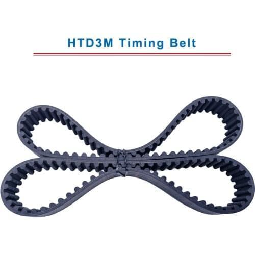 HTD3M Timing Belt with circular teeth 3M-576/579/582/585/588/591/594/597/600/603 teeth pitch 3mm belt width 10/15 mm