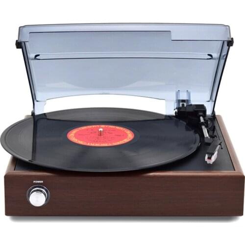 Retro Record Player 33/45/78RPM Gramophone Turntable Disc Household Portable Gramophones Home Decorative Tool