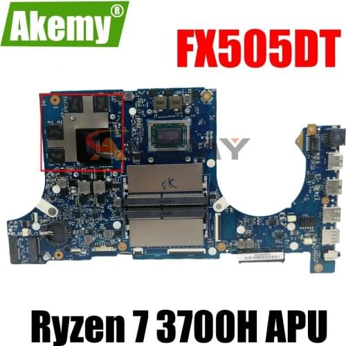 SAMXINNO For ASUS FX95DT FX505D FX505DT FX505DD Laotop Mainboard FX505DT Motherboard with AMD Ryzen 7 3700H APU