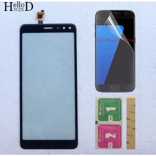 5.5'' Phone Touch Screen For Irbis SP554 Touch Screen Digitizer Panel Front Glass Lens Sensor 3M Glue Wipes Protector Film
