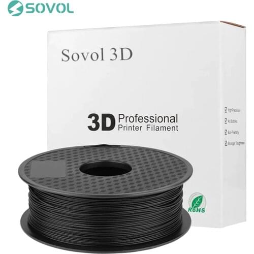 Sovol 3D Printer 1.75mm TPU Flexible Filament 1KG/Roll High Quality 3D Printing Material 5 Colors Filament Plastic ECO-Friendly