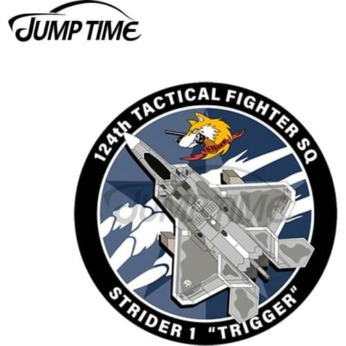 JumpTime 13 x 13cm Ace Combat Strider1 Trigger VAN Cartoon Decal Windows Air Conditioner Car Stickers Personality Vinyl Car Wrap