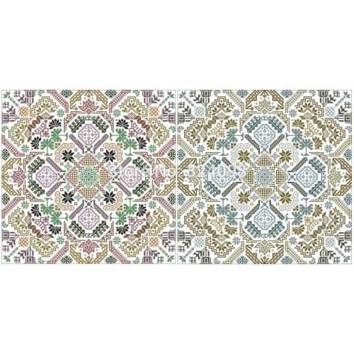 Fashion sewing shop patterns Counted Cross Stitch 11CT 14CT 18CT DIY Chinese Cross Stitch Kits Embroidery Needlework Sets