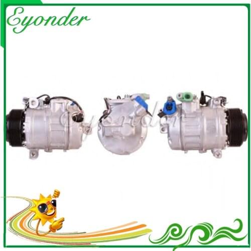 AC A/C Air Conditioning Compressor Cooling Pump 7SBU17C for BMW 7Series F10 F11 F18 530i 528i 523i 2009 on 447160-1230 DCP05081