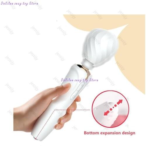 Wireless Dildos AV Vibrators Magic Wand for Women 2 Headed Clitoris Stimulator USB Magnetic Charge G Spot Massager Sex Toys