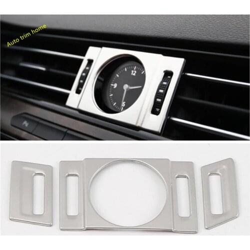 Side Air Conditioner AC Vent Outlet / Central Watches Clock Ring Accessories Cover Trim Fit For Volkswagen Passat B8 2016 - 2019