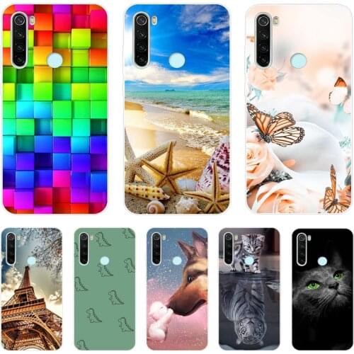 For Xiaomi Redmi Note 8T Back Cover Silicone Phone Case For Redmi Note 8T Note8T 8 T Funda Coque Capa Bumper Protect Shell Bag